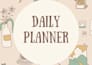 create a printable aesthetic daily planner PDF